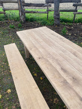 Charger l'image dans la galerie, Ensemble table de ferme et bancs