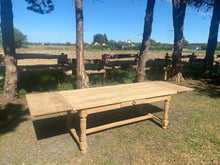 Charger l&#39;image dans la galerie, Table de ferme avec rallonges

